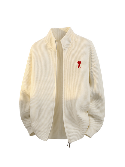 stand-up collar cardigan THOM TREND