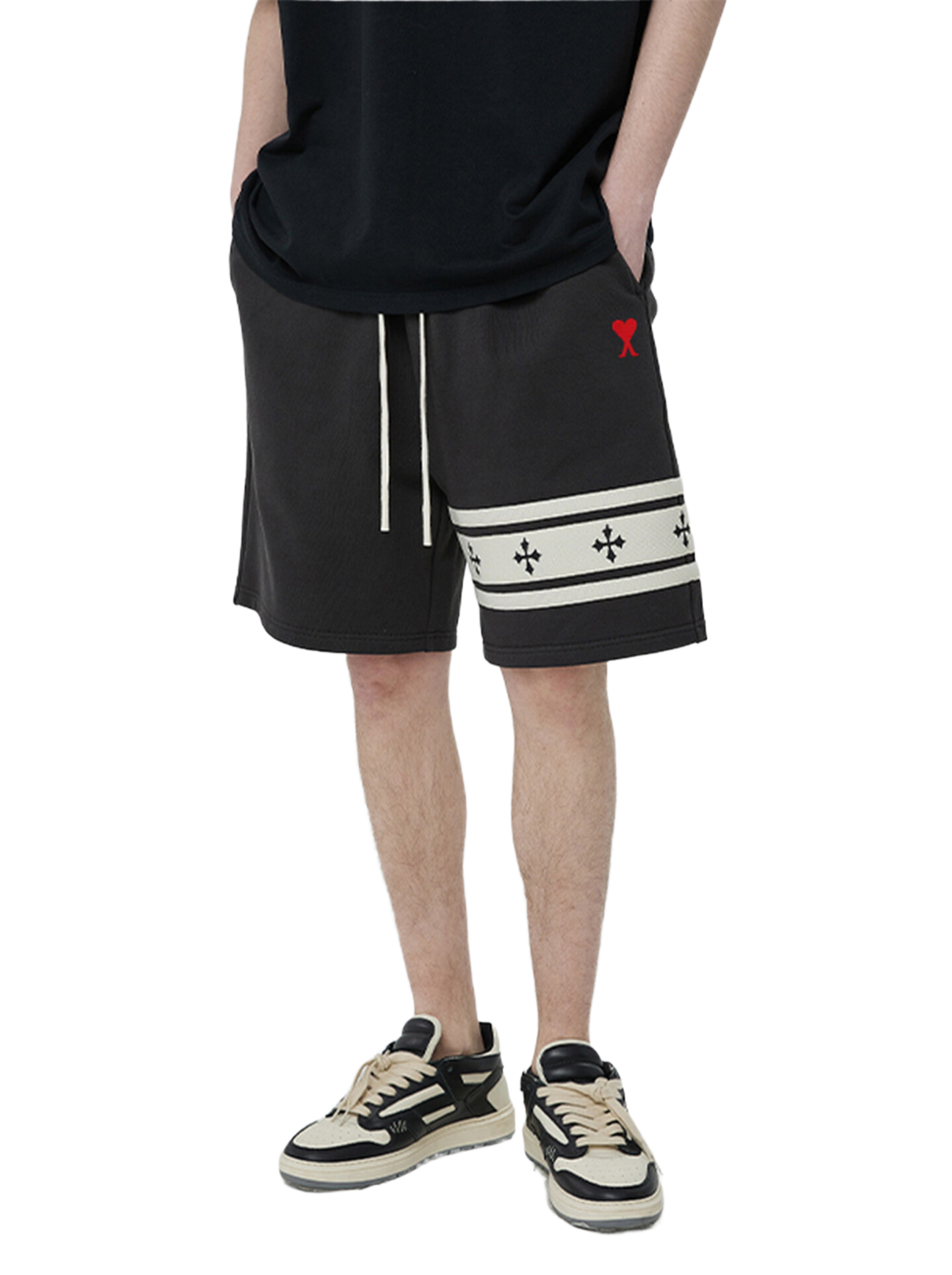 Men's straight leg shorts THOM TREND