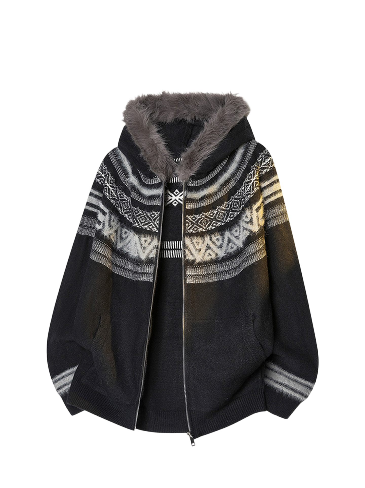 Jacquard cardigan THOM TREND