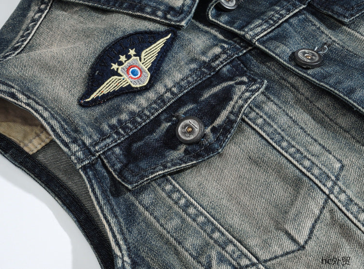 New-DSQ2 25ss  Denim Vest coat