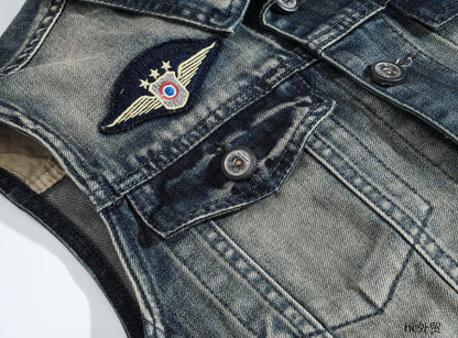 New-DSQ2 25ss  Denim Vest coat