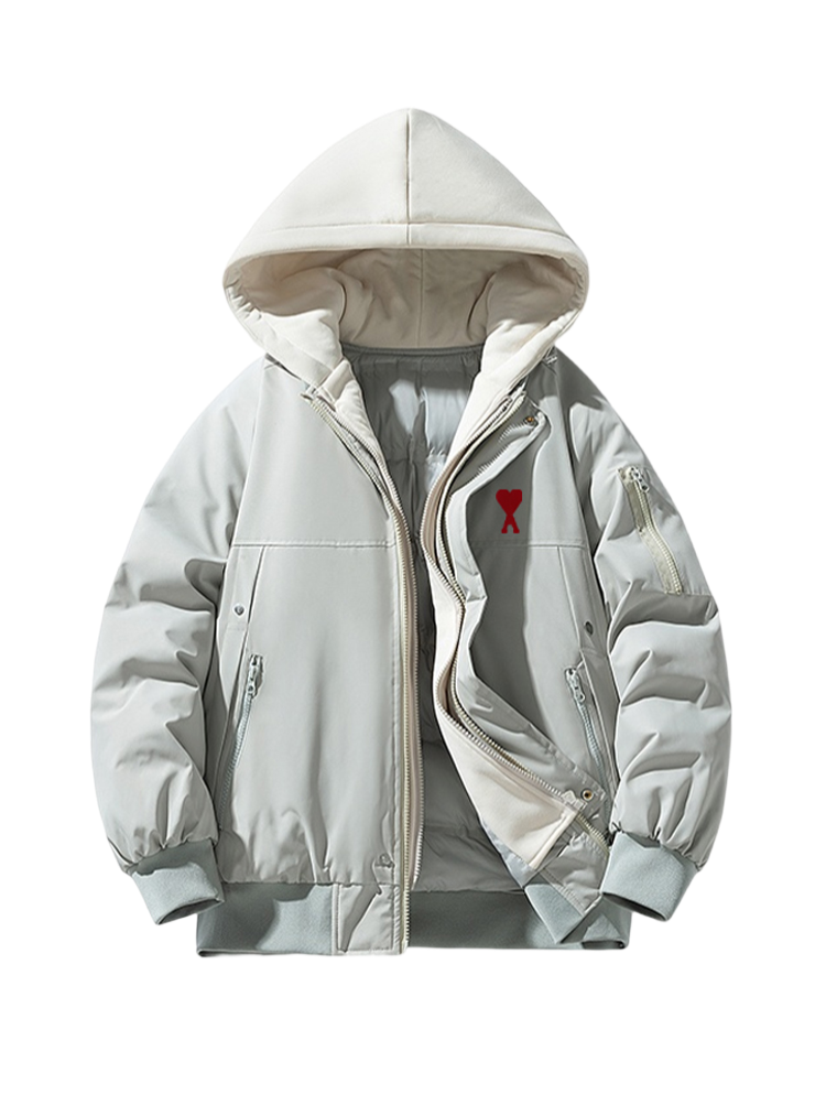 Unisex Faux Two-Piece Jacket THOM TREND