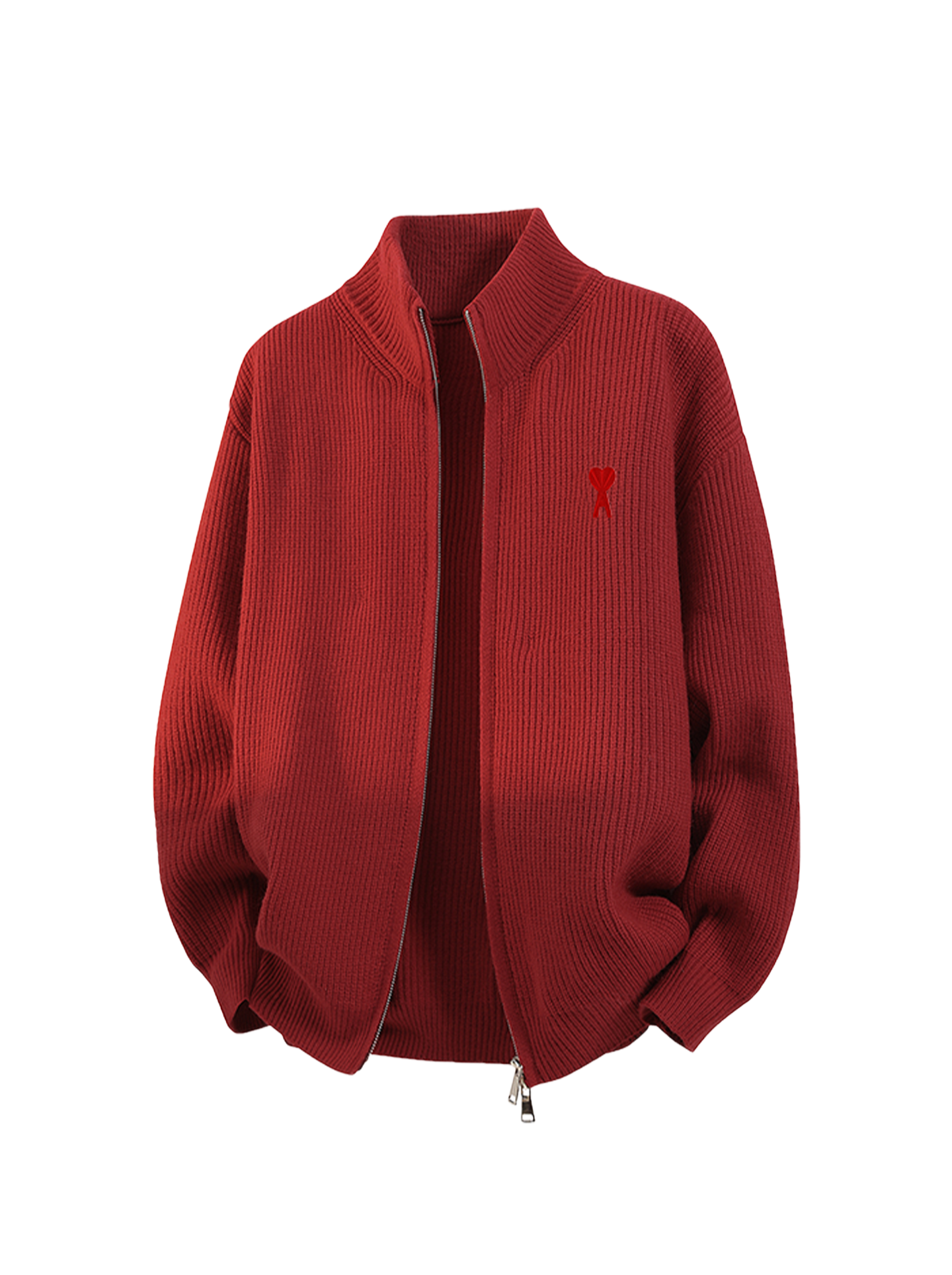 stand-up collar cardigan THOM TREND