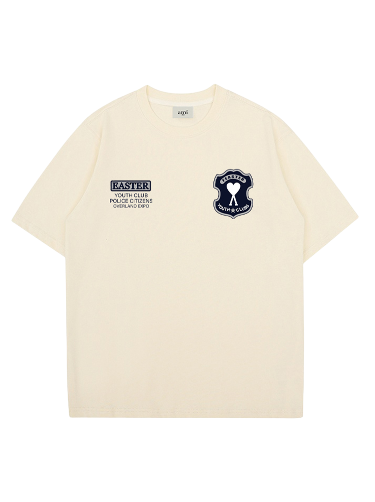 Unisex shield logo T-shirt THOM TREND