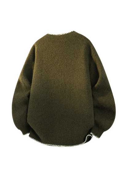 American Henley Collar Sweater THOM TREND