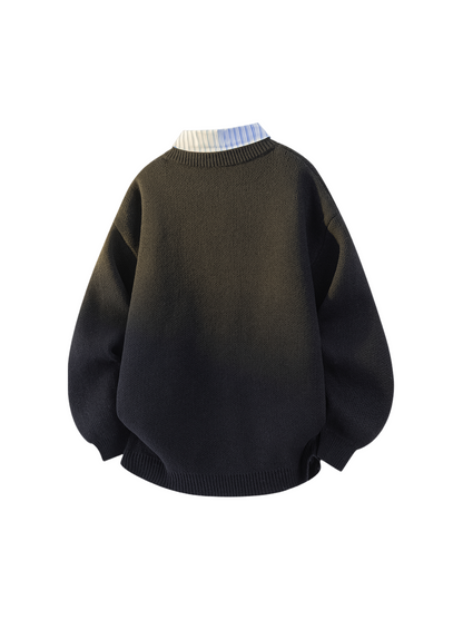 Faux two-piece sweater THOM TREND