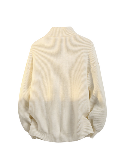 stand-up collar cardigan THOM TREND