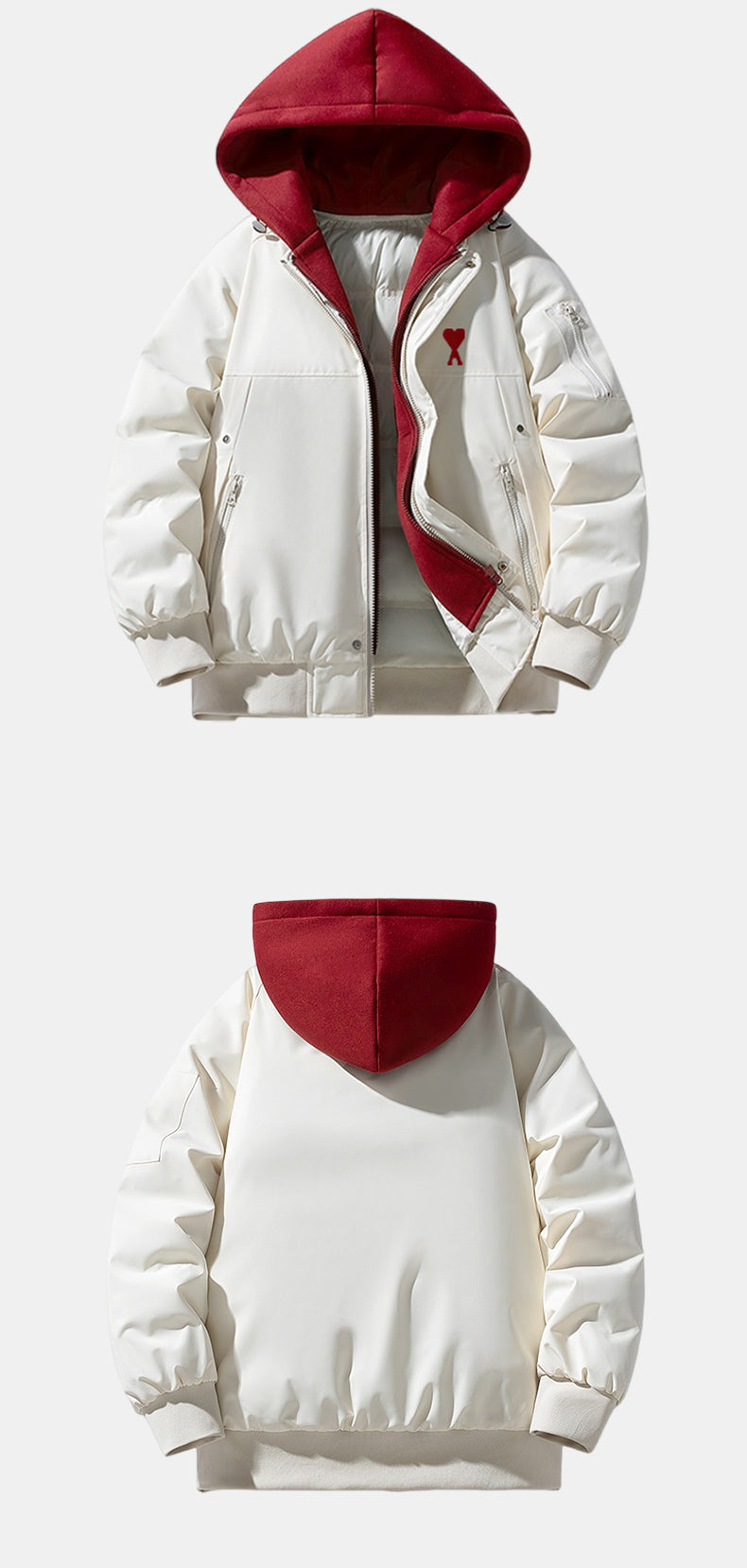 Unisex Faux Two-Piece Jacket THOM TREND