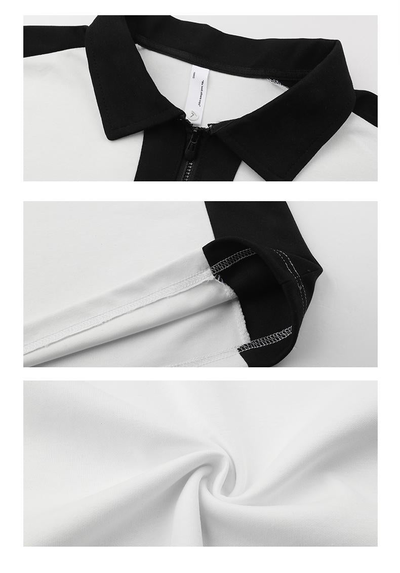 Unisex patchwork polo shirt THOM TREND