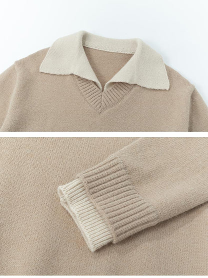 Faux two-piece sweater THOM TREND