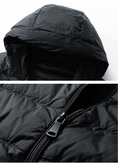 Hooded lightweight down jacket THOM TREND