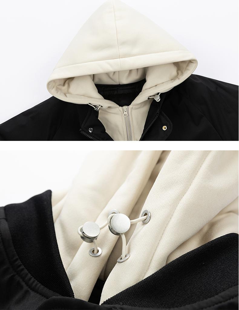 Unisex Faux Two-Piece Jacket THOM TREND