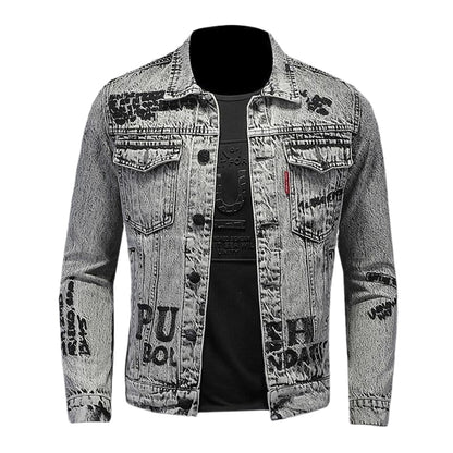 New-DSQ2 Distressed Denim Jacket