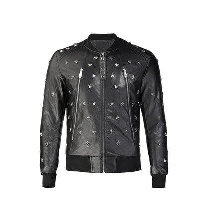 New-Black Cowhide Jacket