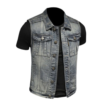 New-DSQ2 Denim Vest coat