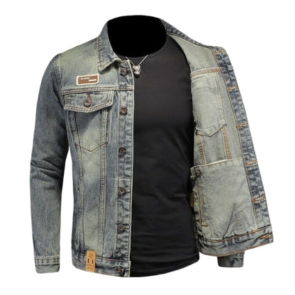 New-DSQ2 Distressed Denim Jacket