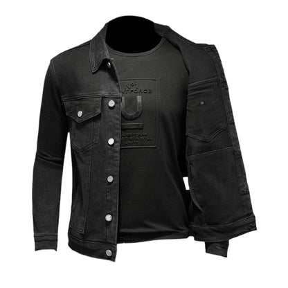 New-DSQ2 2025ss Black Denim Jacket