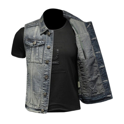 New-DSQ2 Denim Vest coat