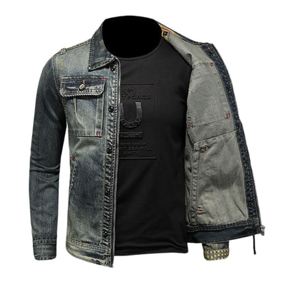 New-DSQ2 25ss Distressed Denim Jacket