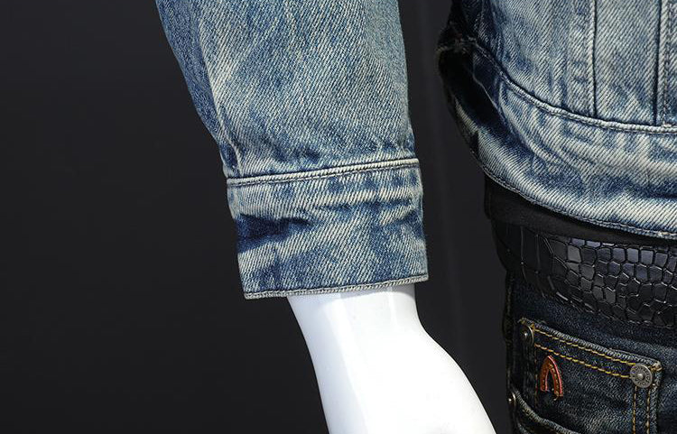 New-DSQ2 Distressed Denim Jacket