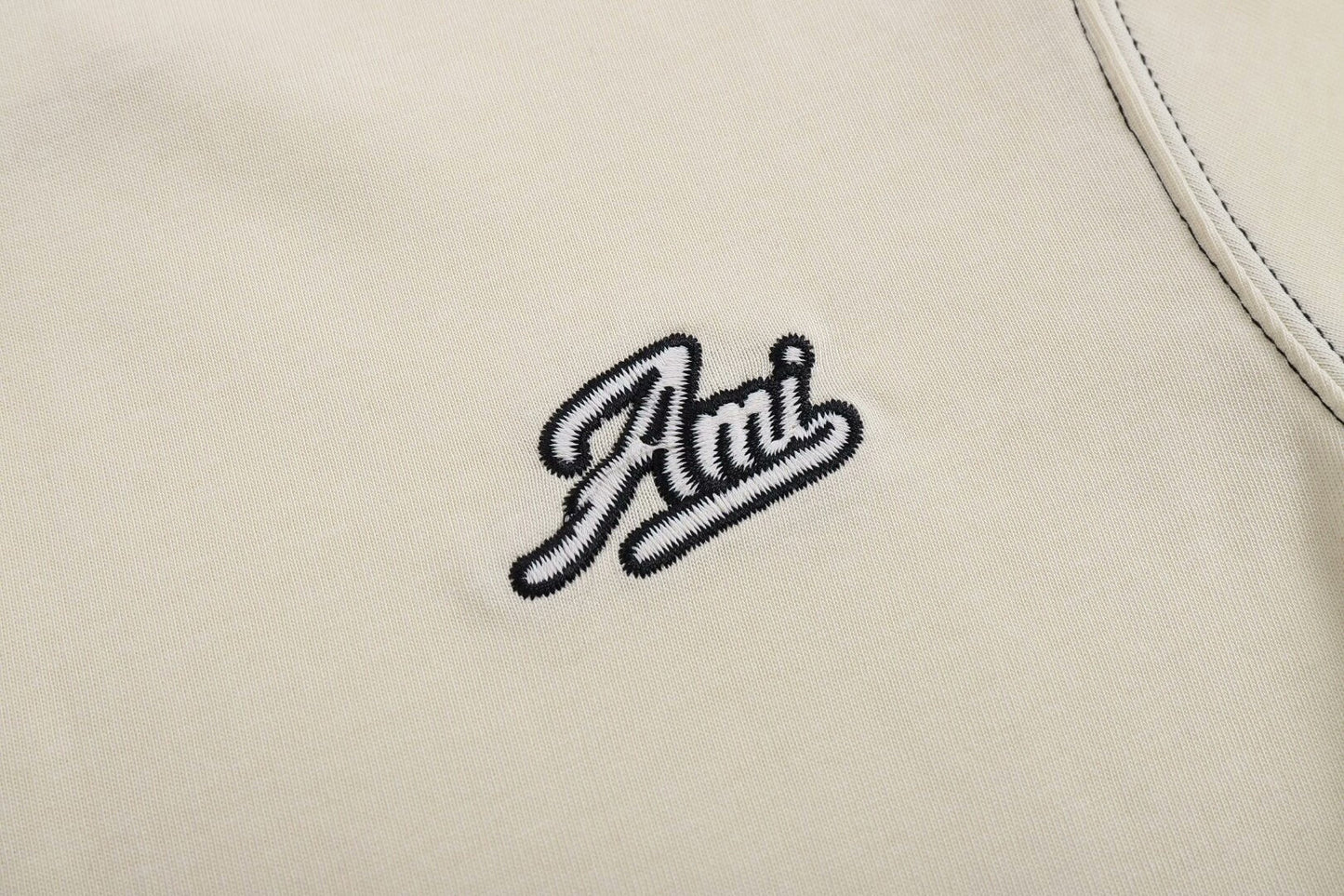 Unisex letter embroidered T-shirt THOM TREND