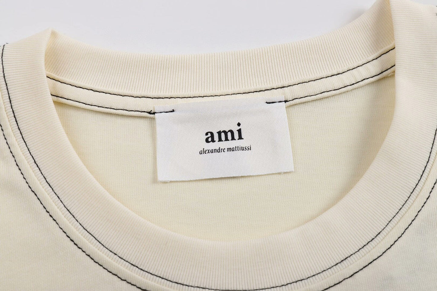 Unisex letter embroidered T-shirt THOM TREND