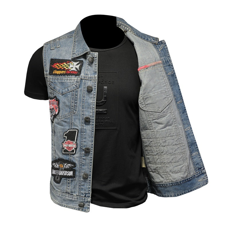 New-DSQ2 2025ss Denim Vest coat